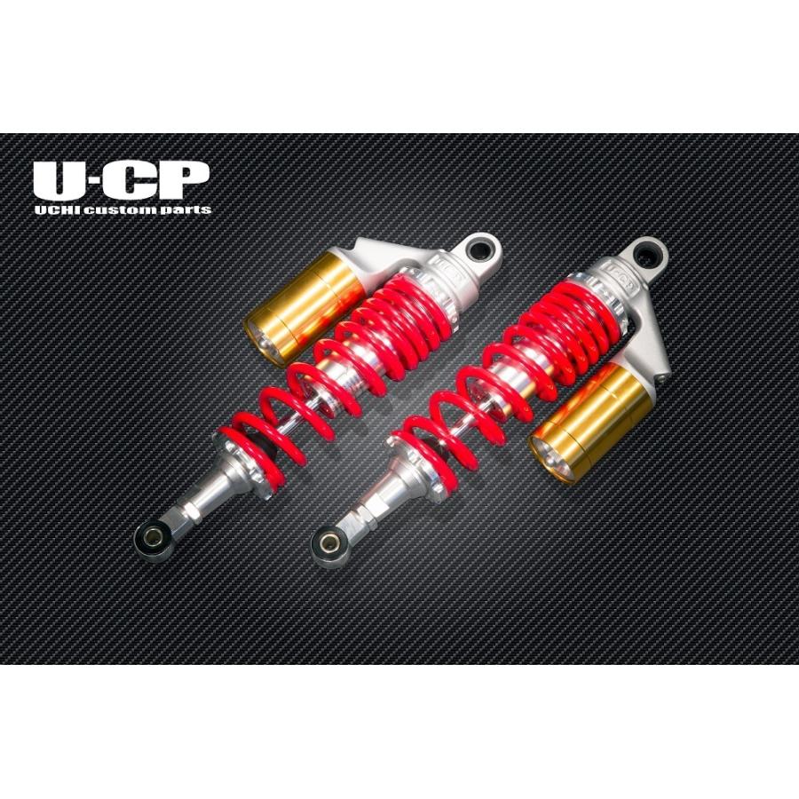 U-CPオリジナルローダウンサスペンション レッド/ゴールド U-CP（ユーシーピー） GB350/GB350S（NC59）