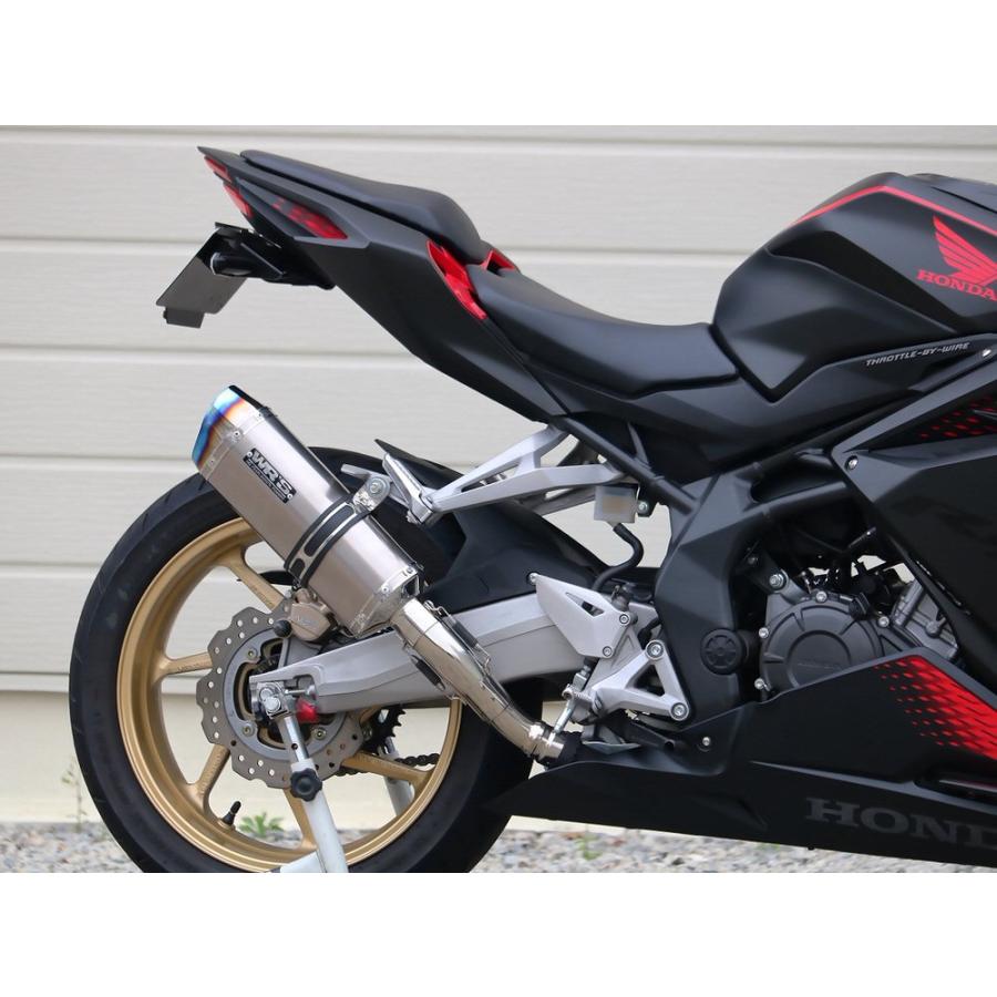SS-OVAL タイプ スリップオンマフラー ソリッドチタンサイレンサー仕様 WR'S（ダブルアールズ） CBR250RR（20年）