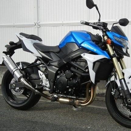 GSR750（GR7NA）13年〜 リアエキゾーストマフラー チタンオーバル（ソリッドタイプ）JMCA認証 WR'S（ダブルアールズ）_1