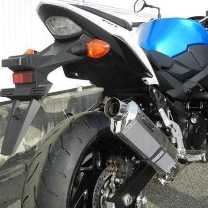 GSR750（GR7NA）13年〜 リアエキゾーストマフラー チタンオーバル（ソリッドタイプ）JMCA認証 WR'S（ダブルアールズ）_4