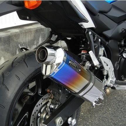 GSR750 GR7NA WR'S チタン ST-OVAL スリップオンマフラー GSR750（GR7NA）13年〜 リアエキゾーストマフラー チタンオーバル