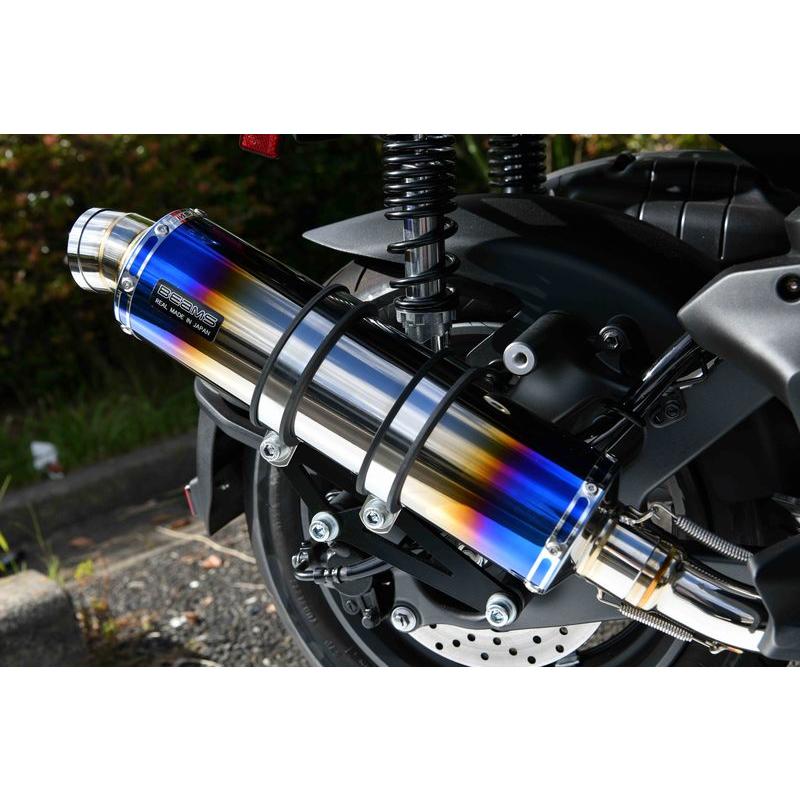 シグナスX　BEAMSエキパイ＋モリワキチタンサイレンサー BEAMS シグナス X Fi（台湾モデル） マフラー本体 R-EVO