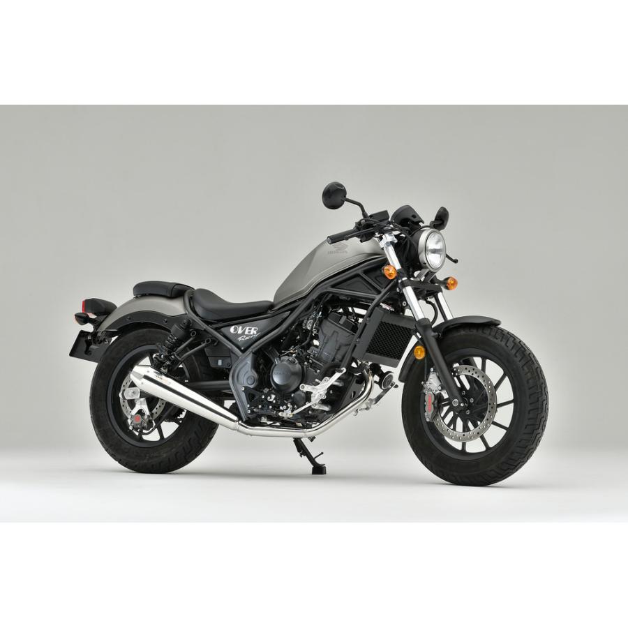 レブル250（Rebel250） SSメガホン コンプリートマフラー クローム 