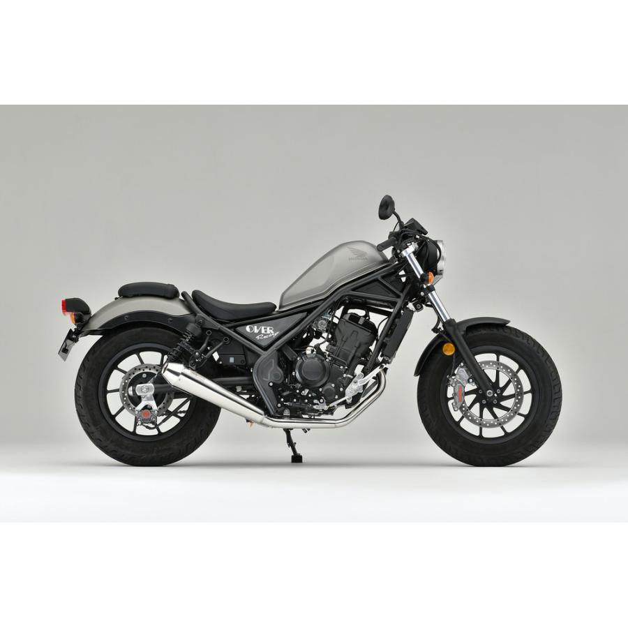 レブル250（Rebel250） SSメガホン コンプリートマフラー クローム