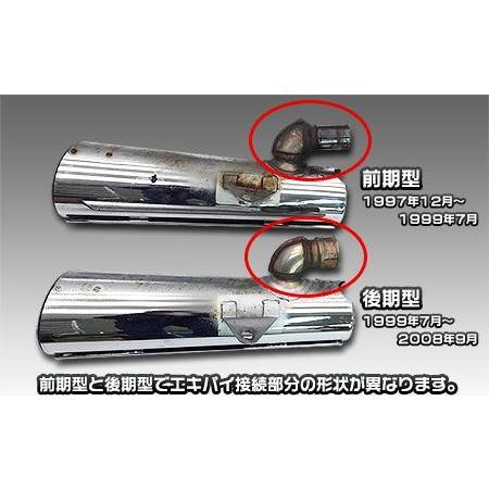 スリップオンマフラー バレットタイプ ステンレス仕様 ウイルズウィン（WirusWin） エリミネーター250V（後期型）の画像