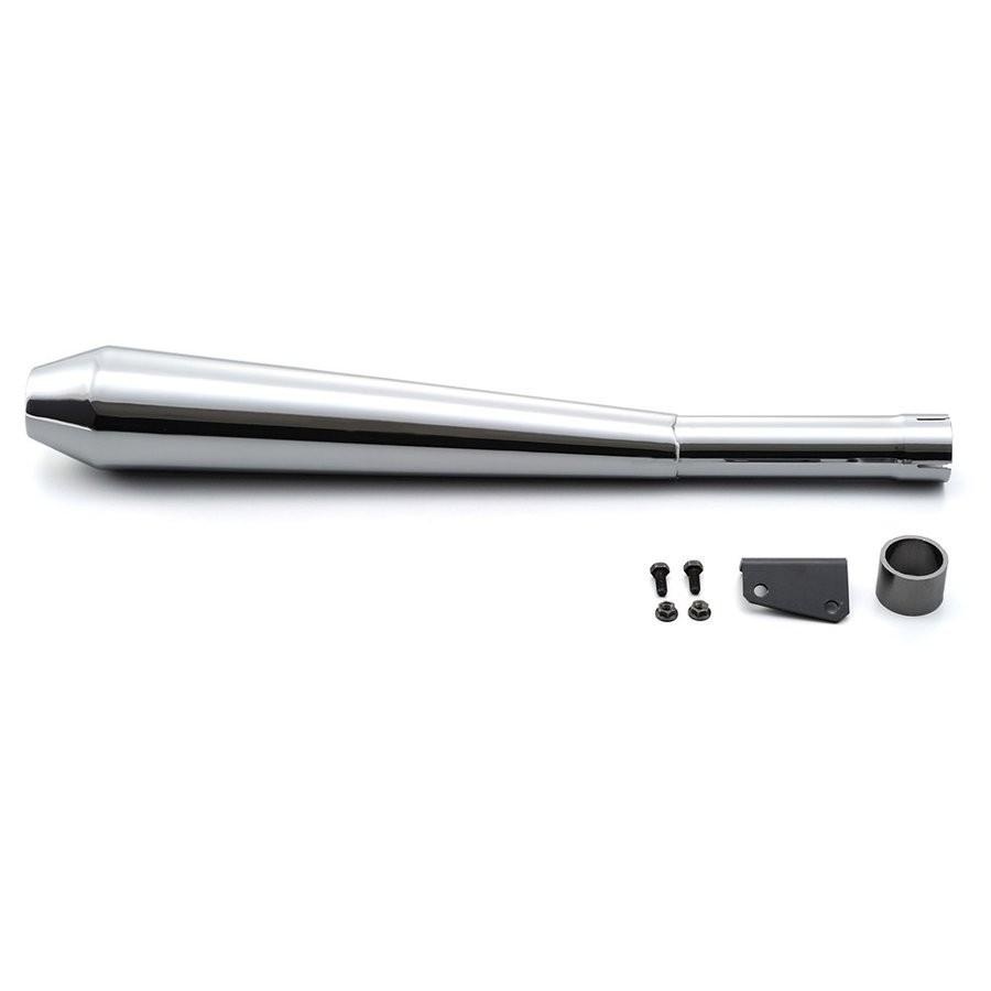 ヤマハ　SR400 デイトナ　メガホンマフラー　新品　キャブ車　車検対応品 スリップオンメガホンタイプマフラー（3.5°UP）SR400（'78～'08