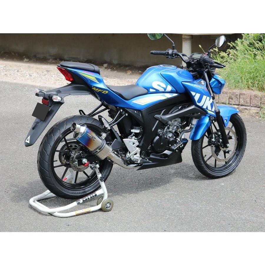 GSX-S125（2BJ-DL32B） チタンオーバル（焼き色）タイプ フル 