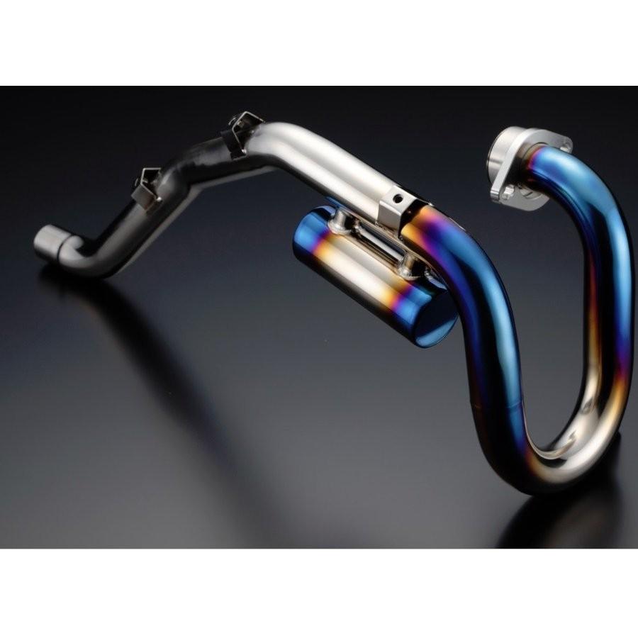 セロー250（2BK-DG31J） サブチャンバー付き フルチタンフロントパイプ