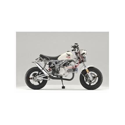 OVER RACING-DOWN ブラック(スチールEXP) モンキー ゴリラ RACING-DONW ブラック（スチールEXP） （Racing-Down MuFFleR Black