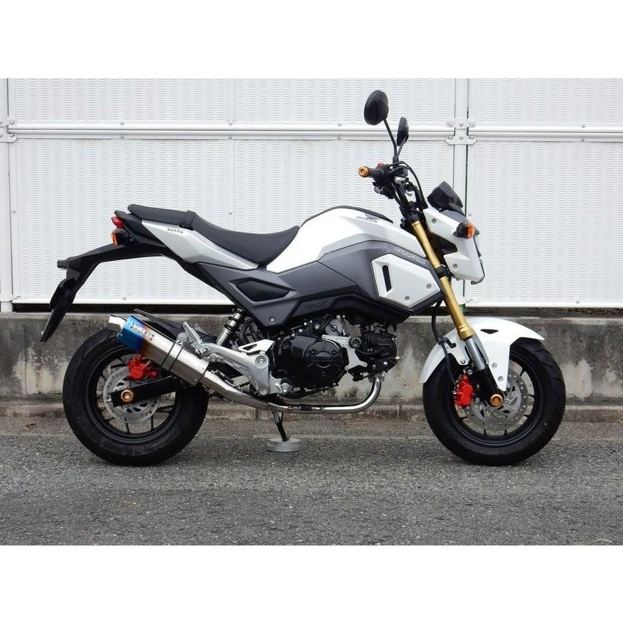 確認用1 GROM（グロム）16年〜 ショートオーバルマフラー 焼き色タイプ フル