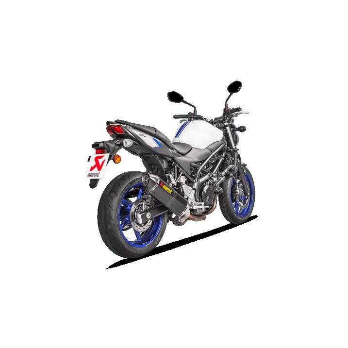政府認証マフラー スリップオンライン カーボン AKRAPOVIC（アクラポヴィッチ） SV650 ABS（16〜19年）の画像