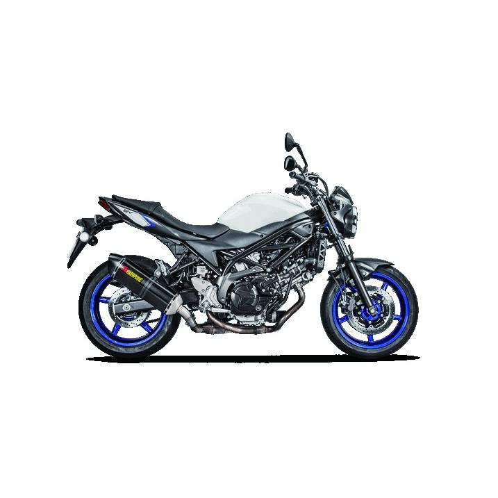 政府認証マフラー スリップオンライン カーボン AKRAPOVIC（アクラポヴィッチ） SV650 ABS（16〜19年）の画像