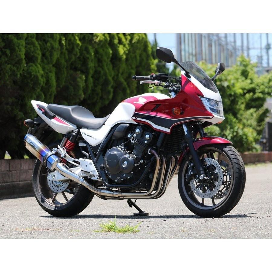 ウィルズウィン CB400SF・SB（2BL-NC42） SS-OVAL焼き色タイプ スリップオンマフラー