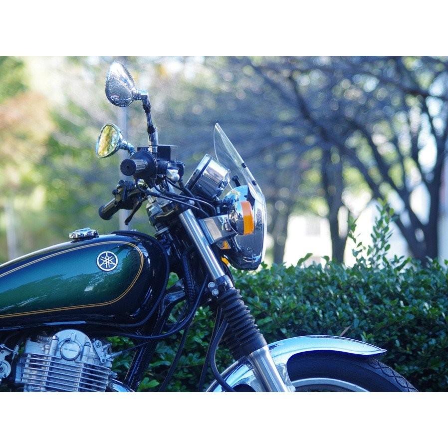 GB250（クラブマン） 汎用ネオクラシックメーターバイザー クリア