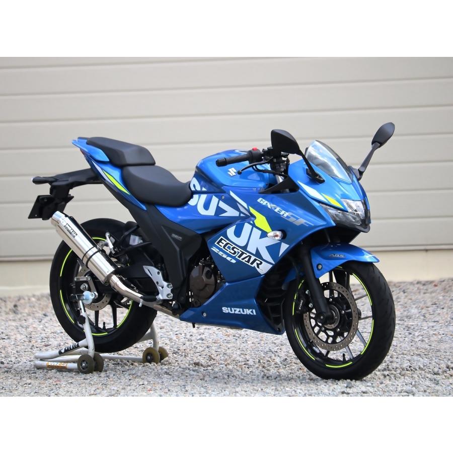 ジクサーSF250（2BK-ED22B） ラウンドタイプ フルエキゾーストマフラー