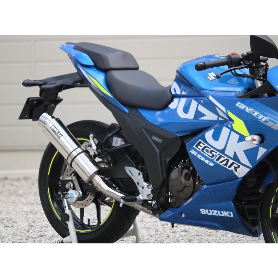 ジクサーSF250（2BK-ED22B） ラウンドタイプ フルエキゾーストマフラー