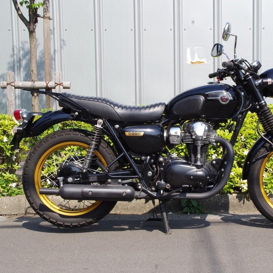 W650 スチール製リアキャリア ブラック WORLD WALK（ワールドウォーク）_2