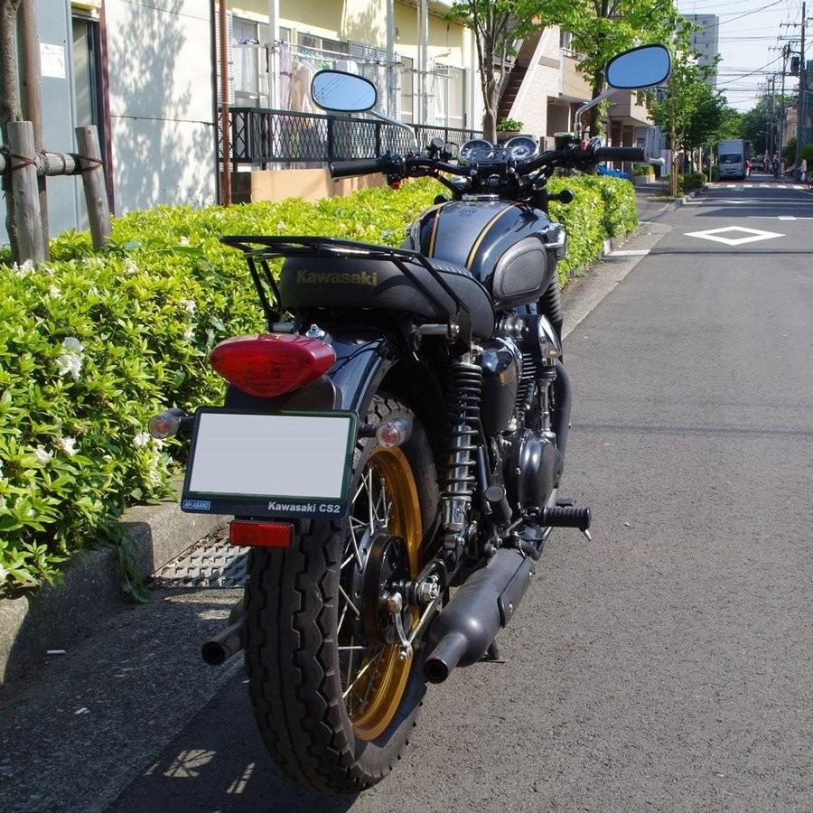 W650 スチール製リアキャリア ブラック WORLD WALK（ワールドウォーク）_5