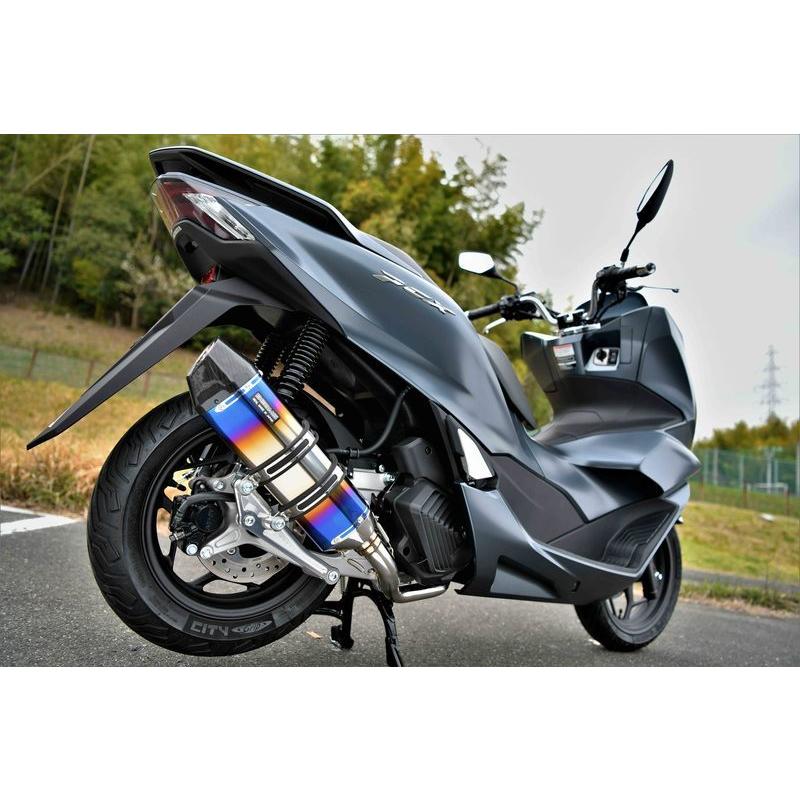 PCX125（21年） CORSA-EVO2 マフラー ヒートチタンサイレンサー 政府認証 BMS-R（ビームス）の画像