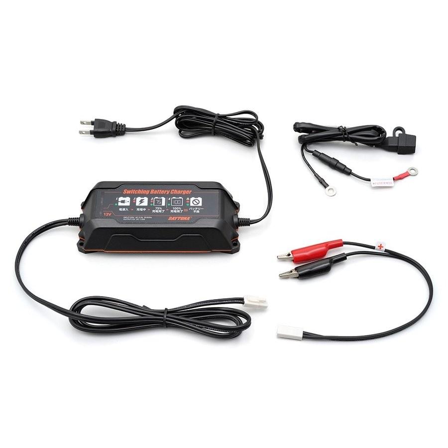 DAYTONA バッテリーチャージャー 12V スイッチングバッテリーチャージャー12V（回復微弱充電器） DAYTONA