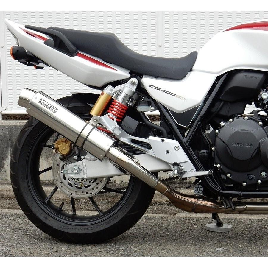 CB400SF・SB（EBL-NC42） ステンレスラウンドリアエキゾーストマフラー 