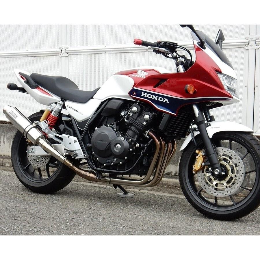 CB400SF・SB（EBL-NC42） ステンレスラウンドリアエキゾーストマフラー 