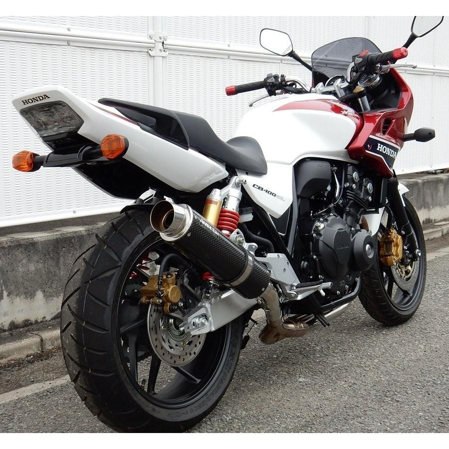CB400SF・SB（EBL-NC42） ステンレスラウンドリアエキゾーストマフラー