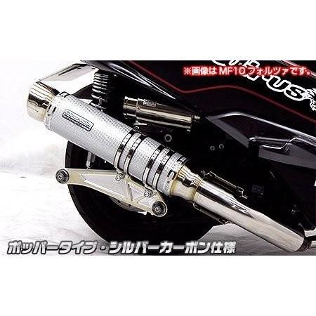 アルティメットマフラー ホッパータイプ シルバーカーボン仕様 ウイルズウィン（WirusWin） マジェスティS（2BK-SG52J）_1