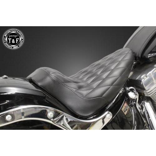 ハーレーダビッドソン　HOTDOCK　シングルシート　ソフテイル200タイヤ用 200ワイドタイヤ用 シングルシート（ダイヤ） ガレージT＆F ソフテイル