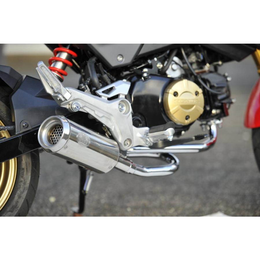 パーツ grom61 GROM（グロム）JC75/JC61 Jack（ジャック）マフラー 政府認証 NR