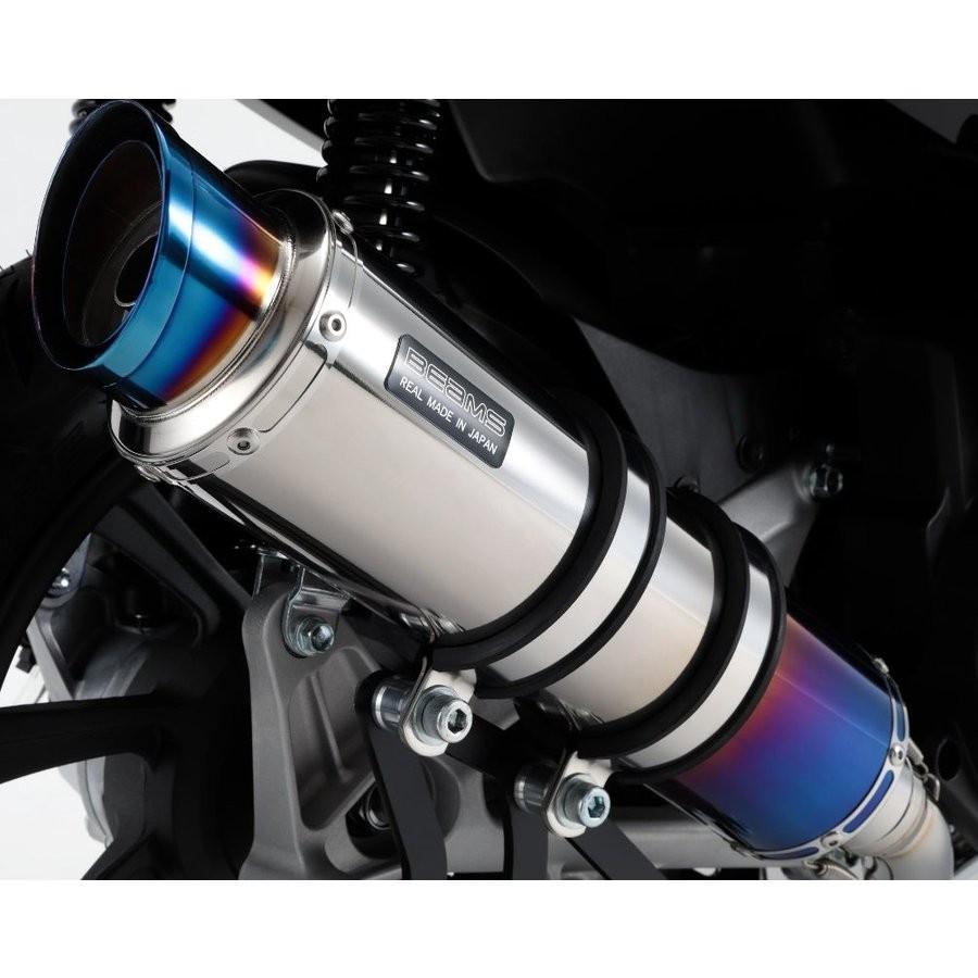 天*様様 BEAMS　BMS-Rマフラー　PCX150 　KF-30 PCX150（2BK‐KF30） R-EVO2 マフラー ヒートチタンサイレンサー 政府