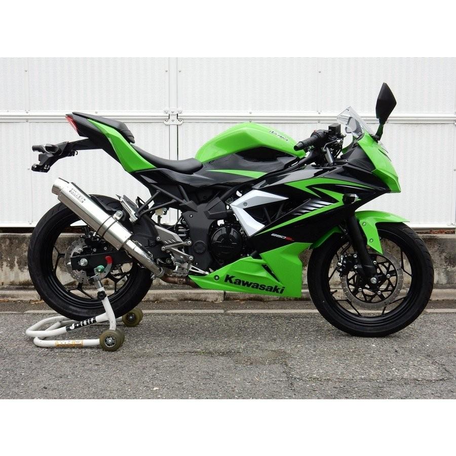 Ninja250SL（ニンジャ） リアエキゾーストマフラー ラウンド