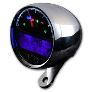 ACE-4000シリーズ 多機能デジタルメーター 6000rPm/メッキ ACEWELL