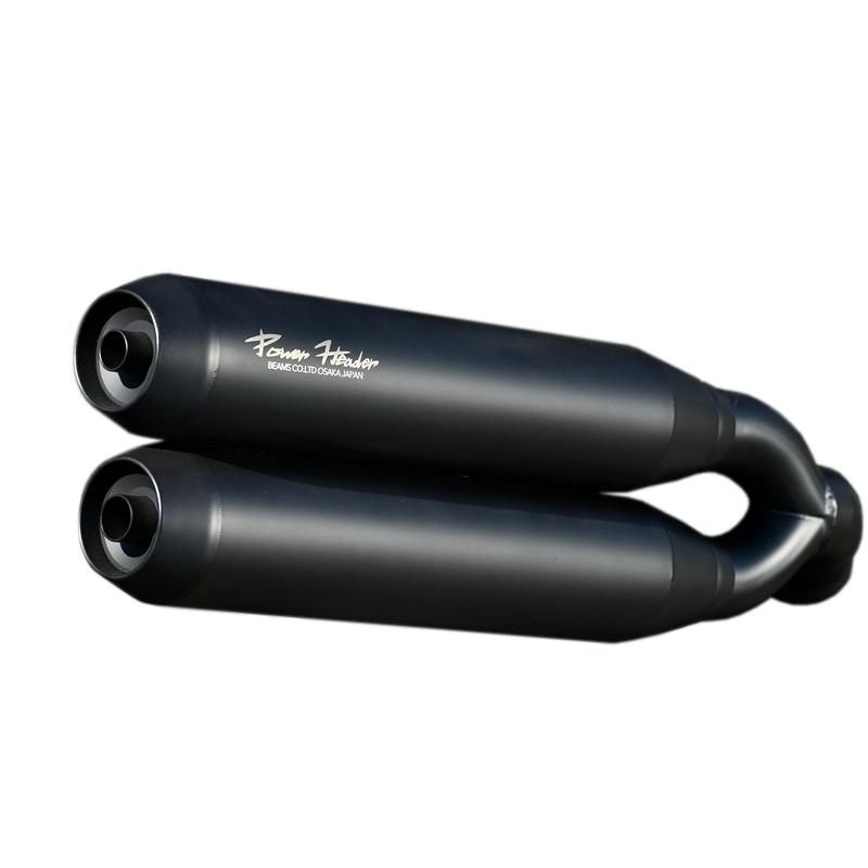 レブル250 2BK-MC49 ビームスパワーヘッダーW自家製マットブラック