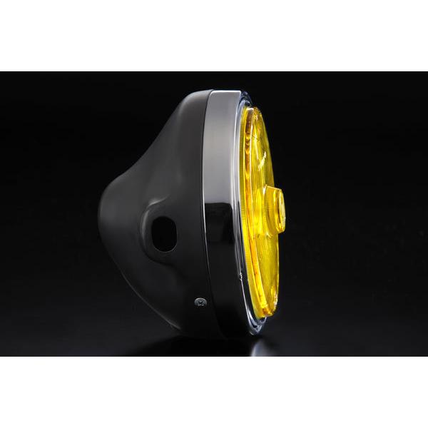 889ドライビングランプフルキット 180mm イエローレンズ ブラック