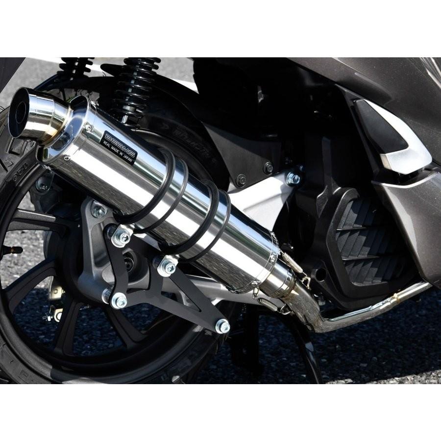 PCX125（2BJ-JF81） R-EVO マフラー ステンレスサイレンサー 政府認証