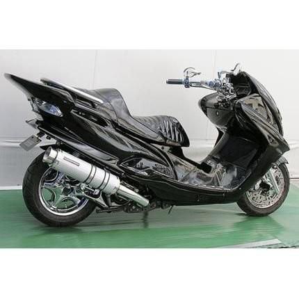 マジェスティ125（MAJESTY） GGタイプマフラー BSタイプ ホワイト