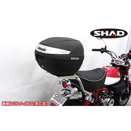 SHAD製リアボックス付きグラブバー ウイルズウィン（WirusWin） モンキー125（8BJ-JB03）