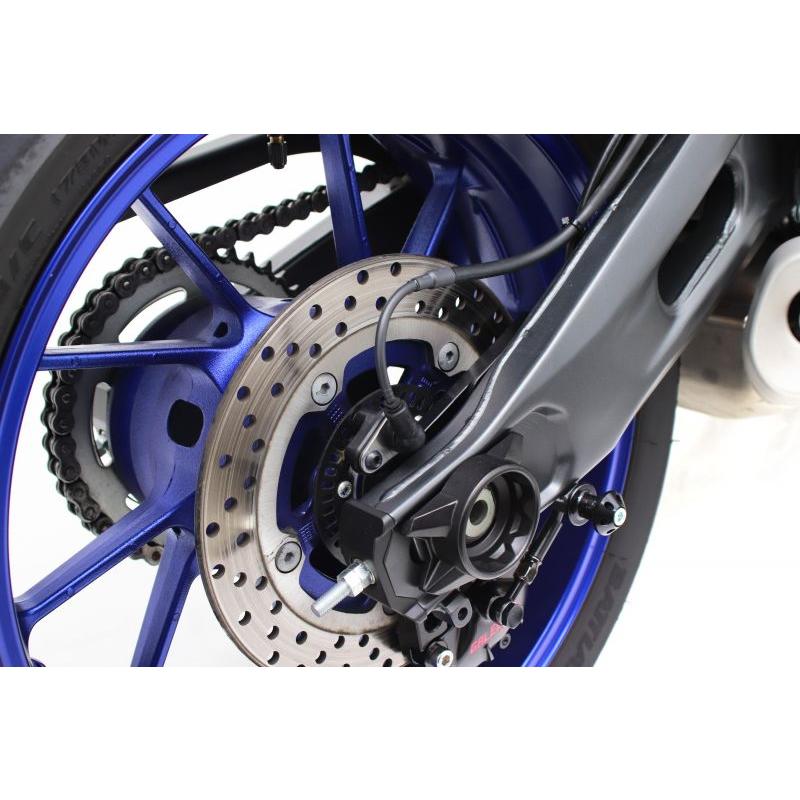 リアキャリパーサポート ブラック (2POT 84mmピッチ＆STD径) ACTIVE（アクティブ） YZF-R7（22年）_2