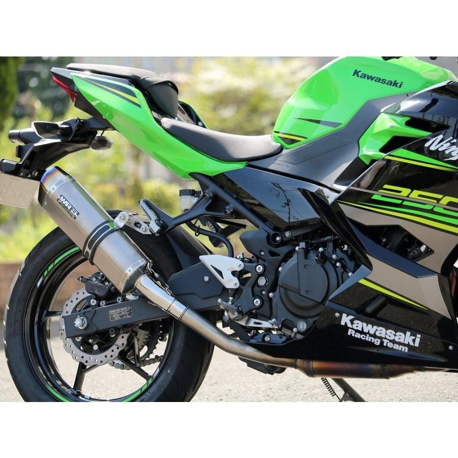 Ninja250（ニンジャ）18年 SS-OVAL スリップオンマフラー ソリッド