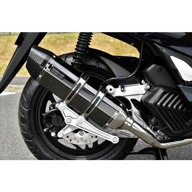 pcx125 jk05ビームス CORSA-EVO II SMB BEAMS（ビームス） CORSA-EVO2 マフラー SMB（スーパーメタルブラック