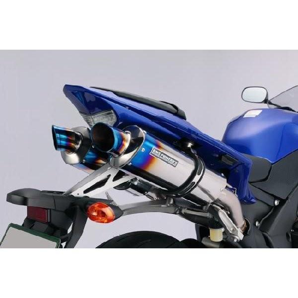 YZF-R1（2009年） R-EVOシェイプスクエアヒートチタン スリップオンマフラー BMS-R（ビームス）の画像