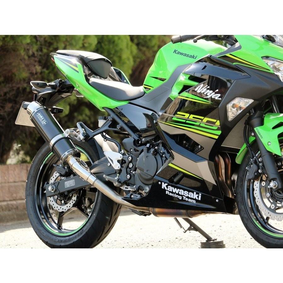 Ninja400（ニンジャ）18年 ラウンドタイプスリップオンマフラー