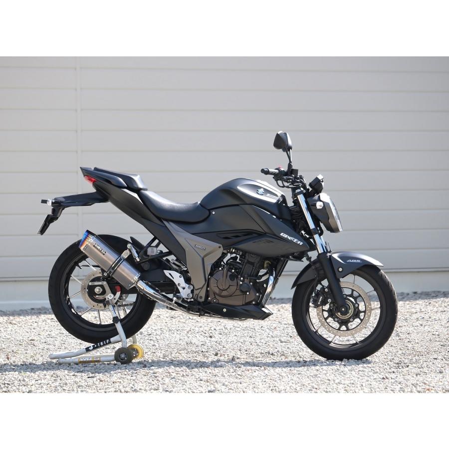 ジクサー250（2BK-ED22B） SS-OVAL フルエキゾーストマフラー ソリッド
