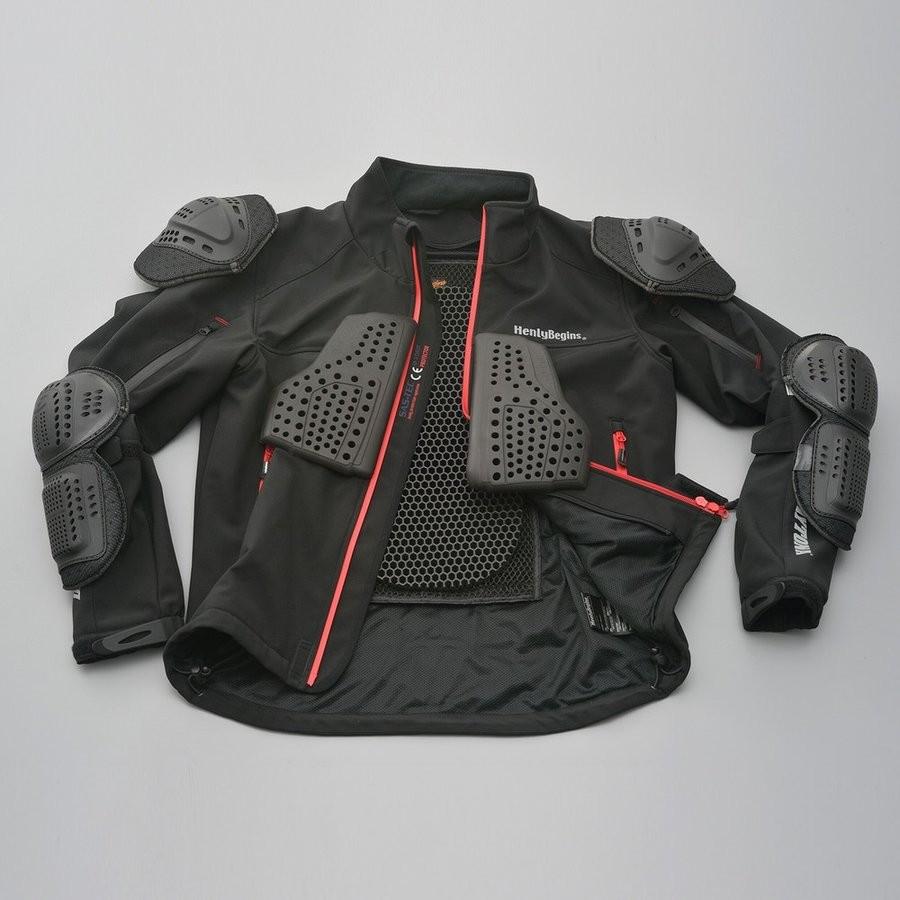 HBJ-057 ソフトシェルパーカー ブラック Mサイズ HenlyBegins