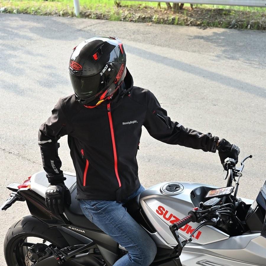 HBJ-057 ソフトシェルパーカー ブラック Mサイズ HenlyBegins