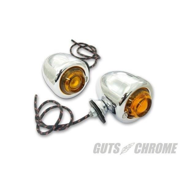 GUIDE DH-49 レプリカ ウインカーセット アンバーレンズ V-TWIN