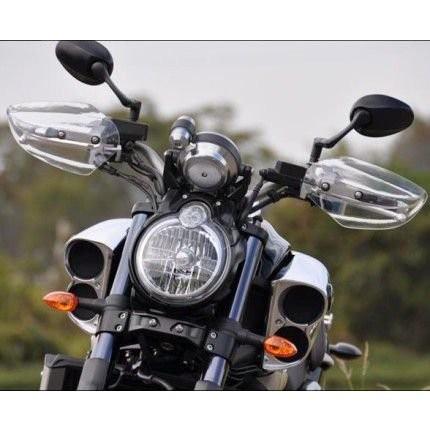ヤマハVmax1700用ナックルバイザー　新品 vmax1700（バイク用 ナックルガード、ハンドガード）｜ハンドル