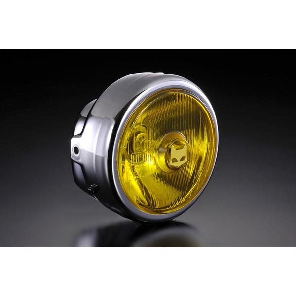 819ドライビングランプフルキット 130mm イエローーレンズヘッドライト