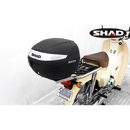 WOOILL製 オ―バ―リアキャリア クロスカブ110 おまけ付き SHAD製リアボックス付きダブルリアキャリア ウイルズウィン（WirusWin